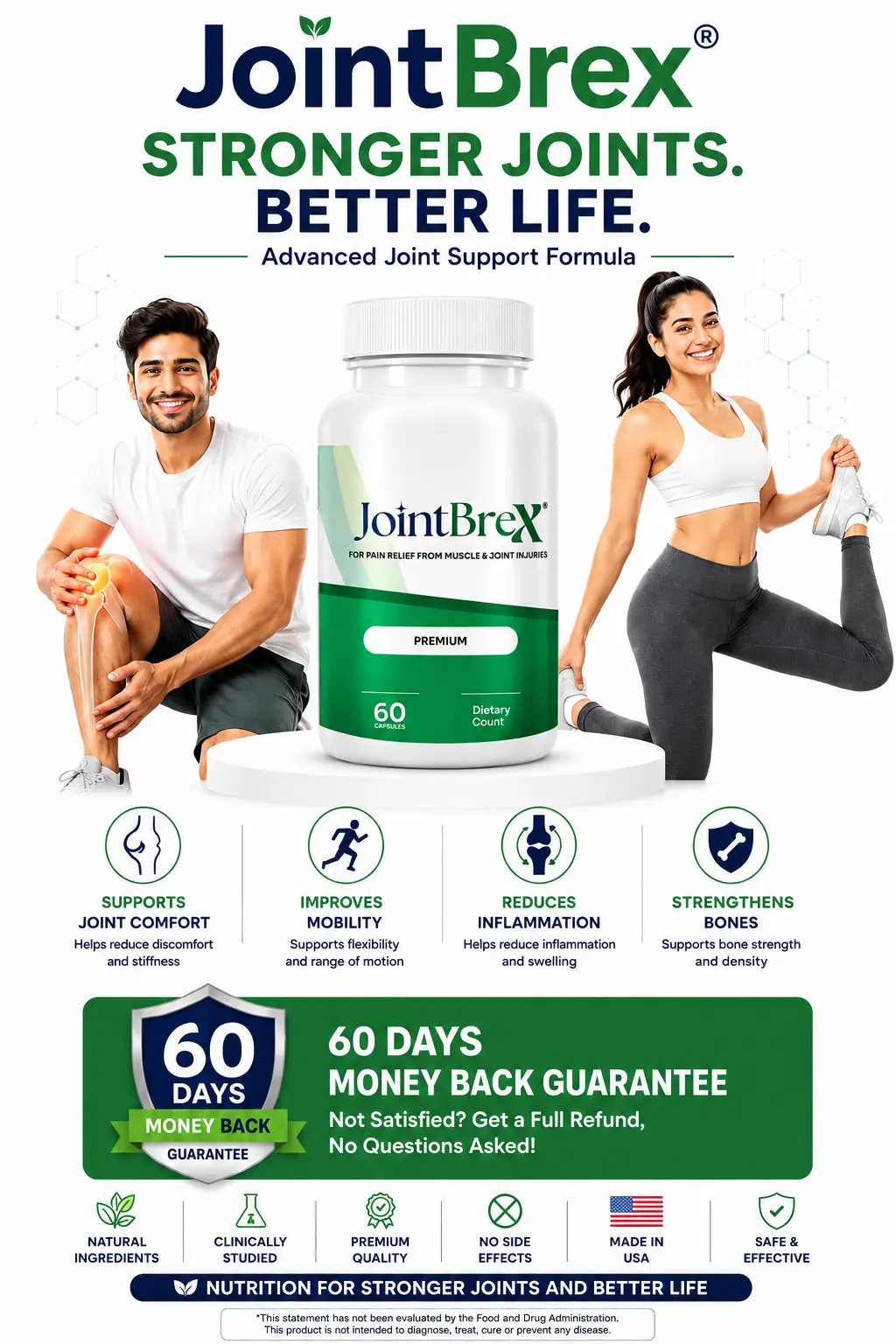 JointBrex Official Herbal Joint Support Supplement Bottle